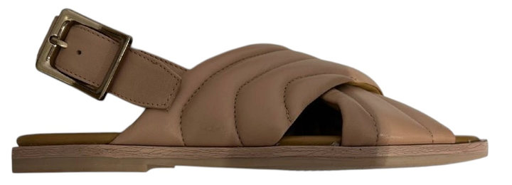 Sandaly damskie skorzane Geox D35SDE000TU-C8156 37 24 cm Bezowe (8056206044128) (955555909477869) - Outlet - obraz 5