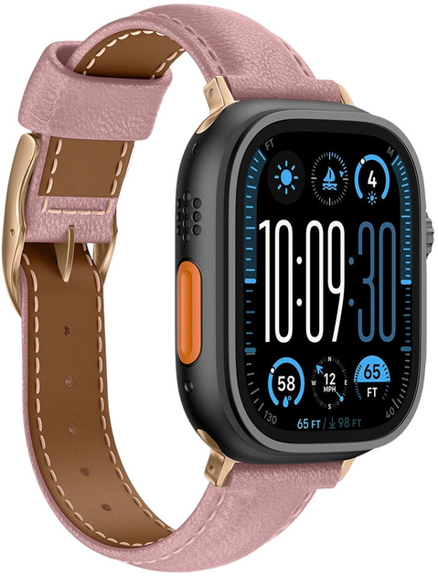 Ремінець AMAZINGTHING Class Band для Apple Watch 45 / 46 / 49 мм Pink (4896238001256) - зображення 3