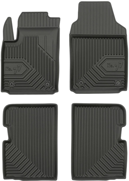 Автомобільні килимки Frogum No.77 do Fiat 500 od 2007 4 шт (5902643442108) - зображення 1