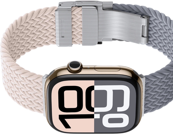 Ремінець AMAZINGTHING Blend Band для Apple Watch 42 мм 2 шт. Pink-Gray (4896238002178) - зображення 4