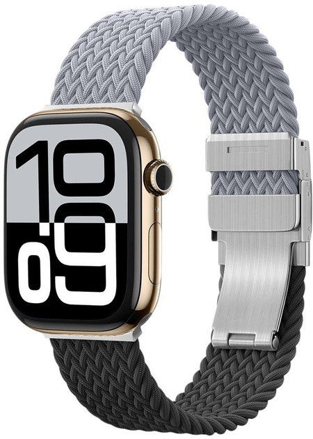 Ремінець AMAZINGTHING Blend Band для Apple Watch 45 / 46/ 49 мм 2 шт. Black-Gray (4896238001287) - зображення 3