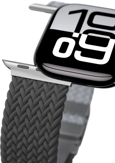 Ремінець AMAZINGTHING Blend Band для Apple Watch 45 / 46/ 49 мм 2 шт. Black-Gray (4896238001287) - зображення 7