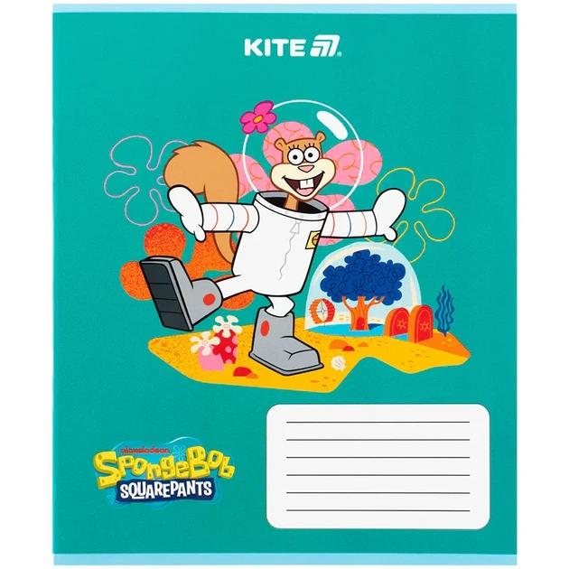Зошит шкільний Kite SpongeBob SquarePants12 аркушів, коса лінія SB25-235 - изображение 2