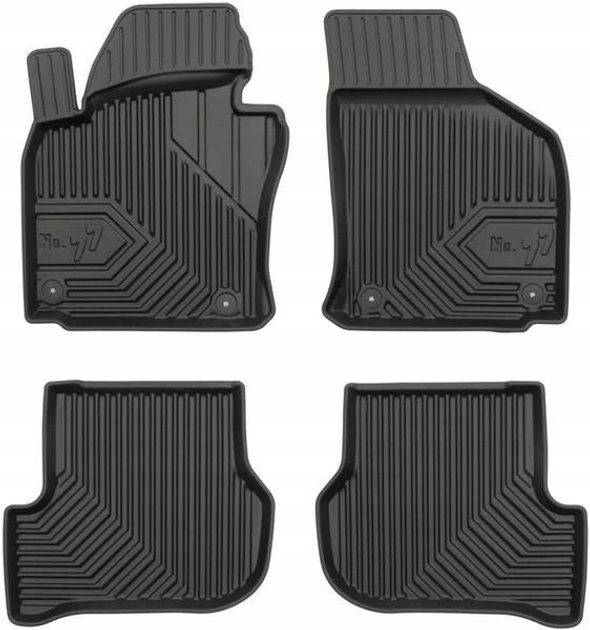 Dywaniki samochodowe Frogum No.77 do Skoda Octavia II 2004-2013 / Volkswagen Golf VI 4 szt (5902643440029) - obraz 1