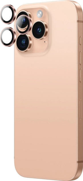 Szkło hartowane AMAZINGthing Supreme AR Lens do Apple iPhone 16 Pro/16 Pro Max Rose Gold (4896238001423) - obraz 3