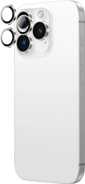 Захисне скло AMAZINGthing Supreme AR Lens для Apple iPhone 16 Pro/16 Pro Max Silver (4896238001454) - зображення 3