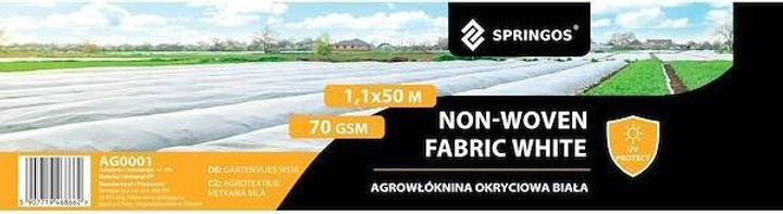 Агротканина Springos Winter AG0001 70 г/м2 50х1.1 м - зображення 3