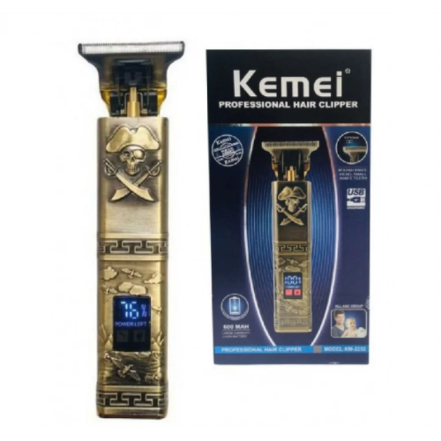 Машинка для стрижки волос KEMEI KM-2232 Metal Dragon (42801-KM-2232_631) - Фото 1 Машинка для стрижки волос KEMEI KM-2232 Metal Dragon (42801-KM-2232_631) - изображение 1