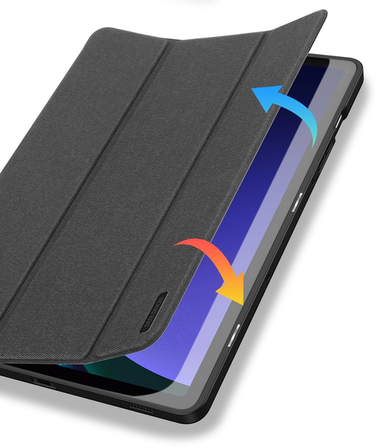 Обкладинка DUX Ducis Domo для Samsung Galaxy Tab S9 FE з функцією Smart Sleep та підставки Black (6934913024546) - зображення 8