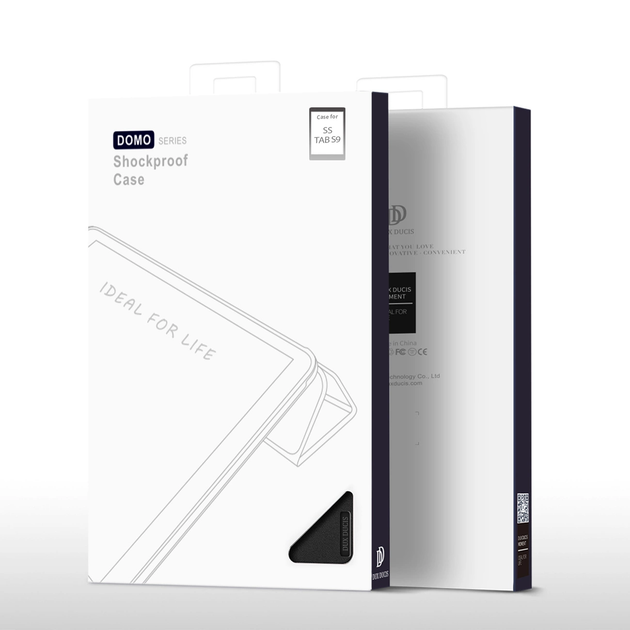 Обкладинка DUX Ducis Domo для Samsung Galaxy Tab S9 FE з функцією Smart Sleep та підставки Black (6934913024546) - зображення 12