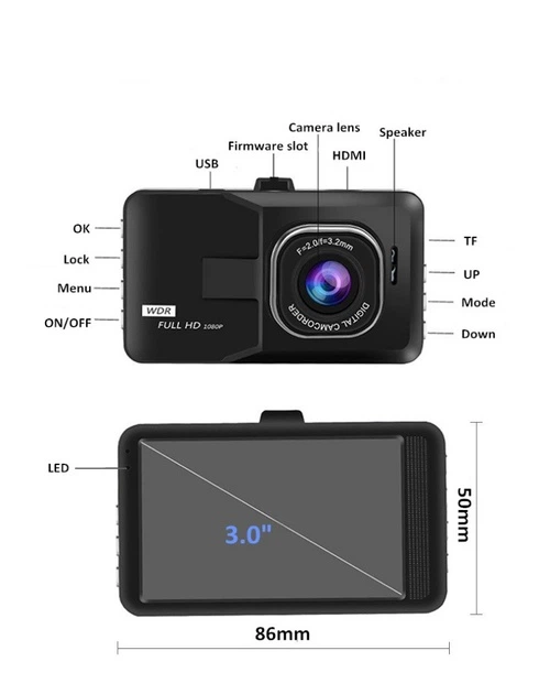 Автомобільний відеореєстратор з Full HD якістю зйомки XPRO FH01 (FH01_882) - изображение 5