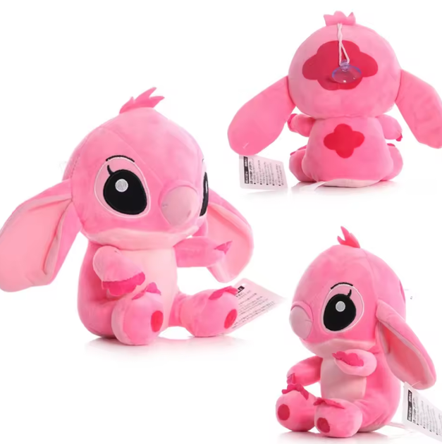 М’яка плюшева іграшка Стіч Disney Lilo Stitch, Рожева, 20 см - зображення 2