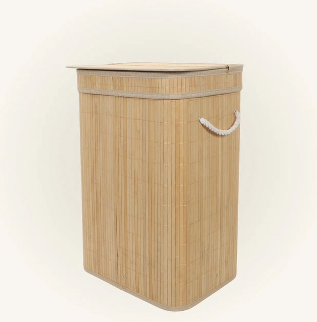Кошик для білизни з бамбука Nuxio Luva 80L (5902973462111) - зображення 8