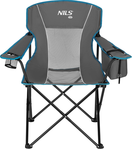 Krzesło turystyczne Nils Camp NC3706 składane Szare (5908261681530) - obraz 2