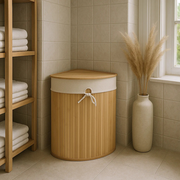Кошик для білизни кутовий Nuxio Arco 60L (5902973462135) - зображення 11
