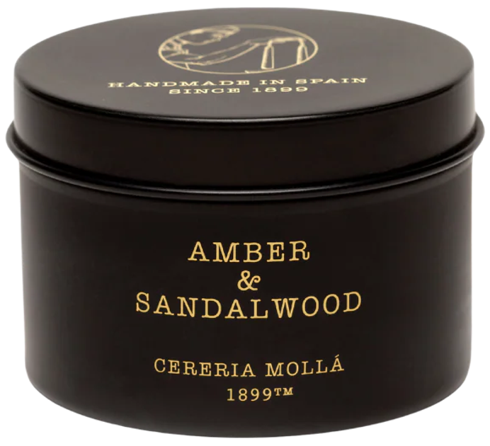Świeca zapachowa Cereria Mollá Travel Amber and Sandalwood 90 g (CM-TC5537) - obraz 1