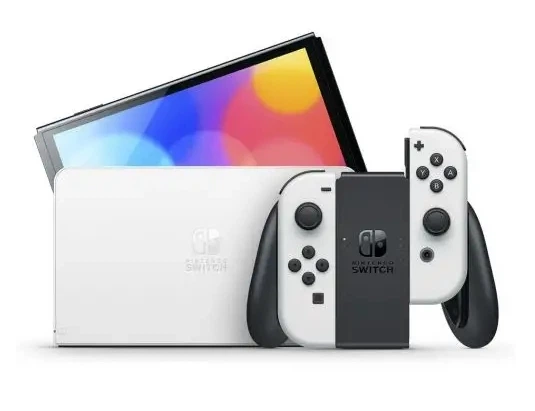 Портативная игровая приставка Nintendo Switch OLED with White Joy