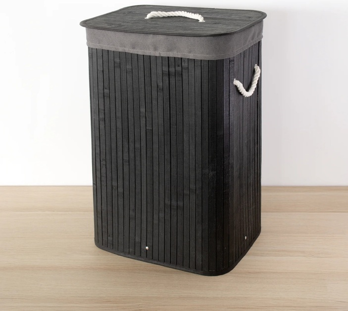 Кошик для білизни з бамбука Nuxio Sade 80L (5902973462166) - зображення 10