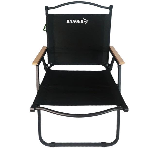 Складной стул Ranger lucky Черный Oxford 600D с подлокотниками бук 100 кг (RA 2258) - изображение 4