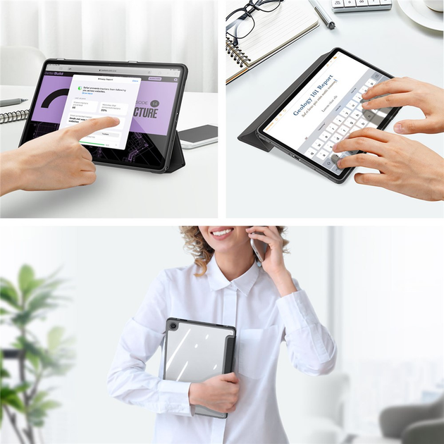 Etui Dux Ducis Toby do Samsung Tab A9 Plus Black (6934913024904) - obraz 5