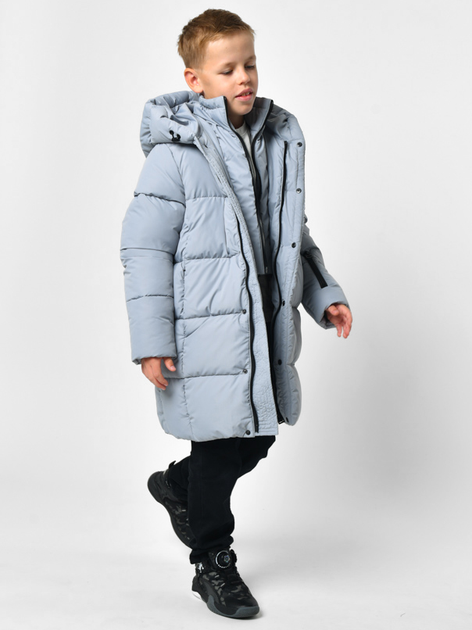 Подростковое зимнее пальто для мальчика X-Woyz DT-8348-11 152 см Голубое (2000002515364) - Фото 6 Подростковое зимнее пальто для мальчика X-Woyz DT-8348-11 152 см Голубое (2000002515364) - изображение 6