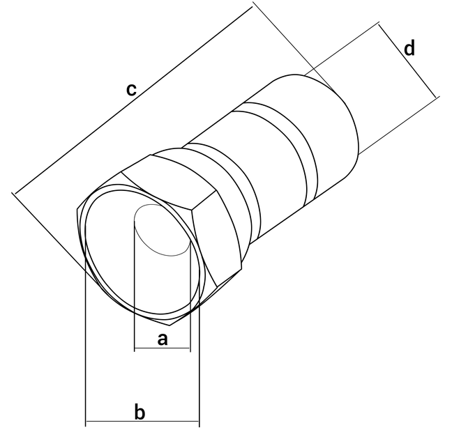 Zestaw wtyczek SAT "F" RG6 zaciskane z uszczelką Cu F-M06 100 szt (5900804105114) - obraz 2