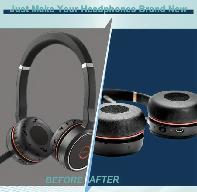 Амбушюры для наушников Jabra Evolve 75 Series, 75UC, 75MS, 75SE - изображение 5