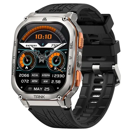 Наручний годинник Kospet TANK M3 ULTRA Silver - Фото 1 Наручний годинник Kospet TANK M3 ULTRA Silver - изображение 1