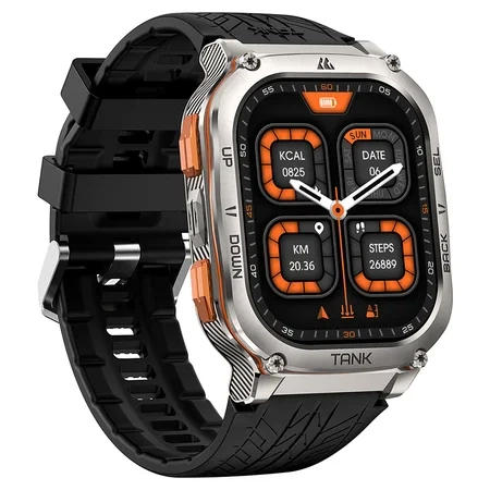 Наручний годинник Kospet TANK M3 ULTRA Silver - Фото 3 Наручний годинник Kospet TANK M3 ULTRA Silver - изображение 3