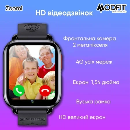 Наручний годинник Modfit Zoomi All Black - изображение 12