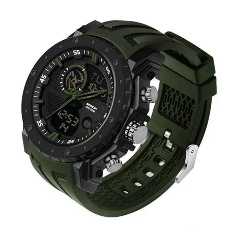 Наручний годинник Sanda 6012 Army Green - изображение 2