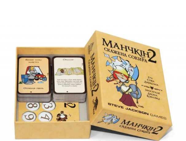 Настольная игра МАНЧКИН 2. Бешеный топор на украинском - изображение 3