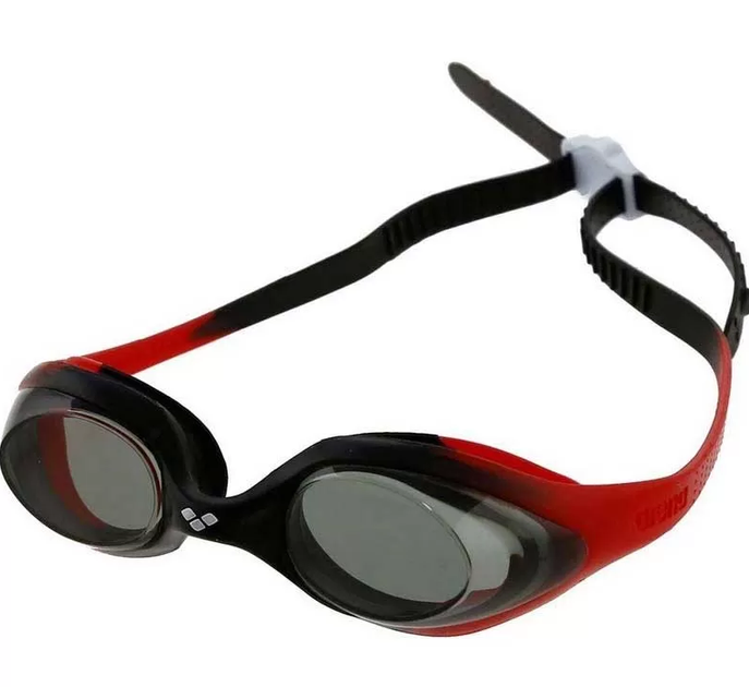 Очки для плавания ARENA SPIDER JR 92338 детские red/black - изображение 2