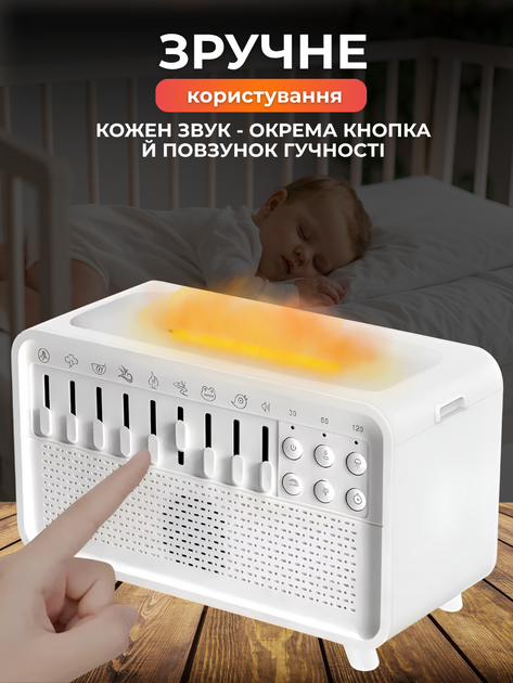 Портативна колонка JoyPro SleepMac 3W White (1092-5rz) - зображення 11