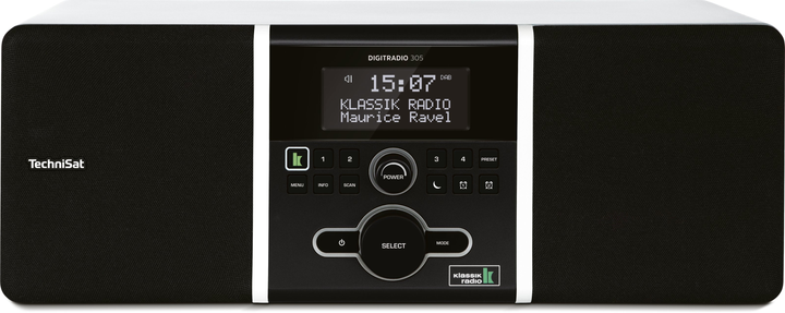 Radio TechniSat DIGITRADIO 305 Klassik Edition White/Black (0001/4984) - obraz 1