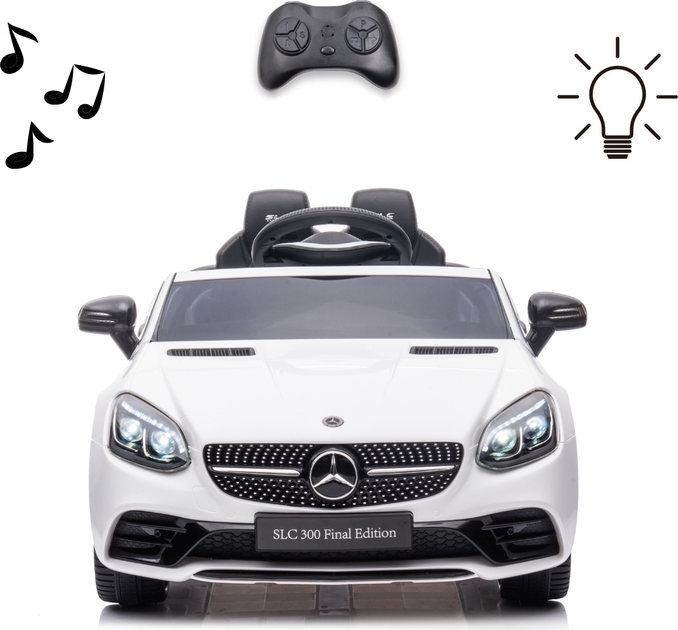 Електромобіль для дітей Milly Mally Mercedes-Benz SLC Білий (5901761129731) - зображення 3