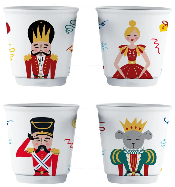 Zestaw filiżanek do espresso Bialetti Nutcracker 4 szt (8006363040976) - obraz 2