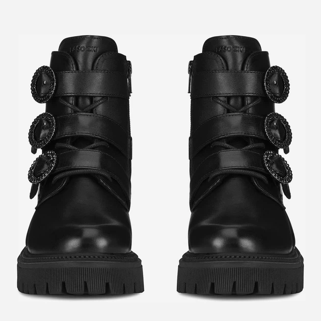 Подростковые зимние кожаные ботинки для девочки Lasocki Young BETINA CI12-BETINA-02 5905588934554 36 Черные (5905588934639) - изображение 4