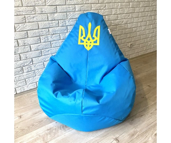Кресло-груша нейлон Oxford "Герб" KatyPuf L 100x75 - зображення 2