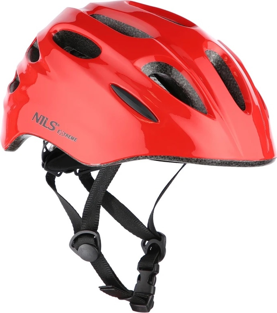 Шолом Nils EXTREME MTW01 LED XS 49-55 см Червоний 16-70-084 (5907695554564) - зображення 1
