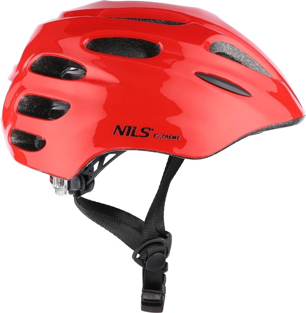 Шолом Nils EXTREME MTW01 LED XS 49-55 см Червоний 16-70-084 (5907695554564) - зображення 2