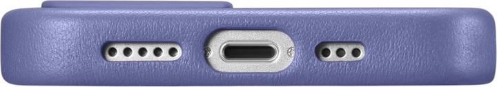 Панель iCarer Real Cowhide Premium Leather Magsafe для Apple iPhone 14 Plus Light Purple (WMI14220707-LP) - зображення 10