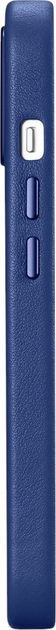 Панель iCarer Real Cowhide Premium Leather Magsafe для Apple iPhone 14 Plus Blue (WMI14220707-BN) - зображення 12