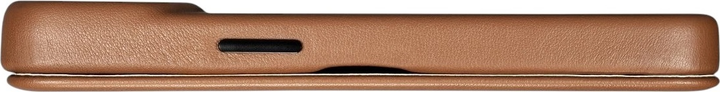 Чохол-книжка iCarer Curved Edge Real Cowhide Premium Leather Folio Case для Apple iPhone 14 Plus Brown (WMI14220715-BN) - зображення 13