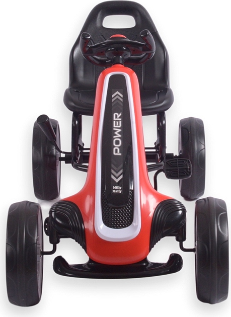 Gokart na pedały Milly Mally Power Red 5758 (5901761129458) - obraz 2