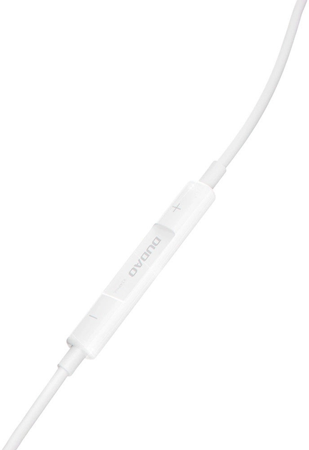 Słuchawki Dudao X14PROL-W1 In-Ear Lightning White (6973687244132) - obraz 3
