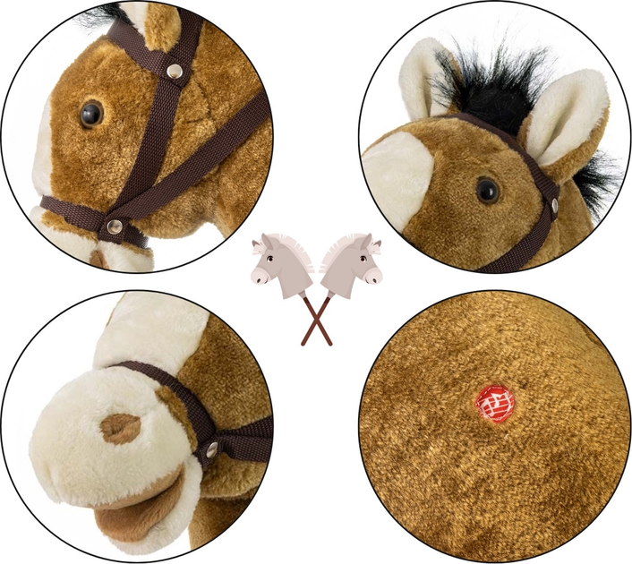 Koń na kiju Milly Mally Hobby Light Brown 6087 (5901761127331) - obraz 8