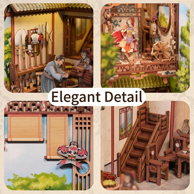 Збірна модель Tonecheer 3D Led Book Ode of Mulan TQ123 (6971683351236) - Фото 2 Збірна модель Tonecheer 3D Led Book Ode of Mulan TQ123 (6971683351236) - изображение 2