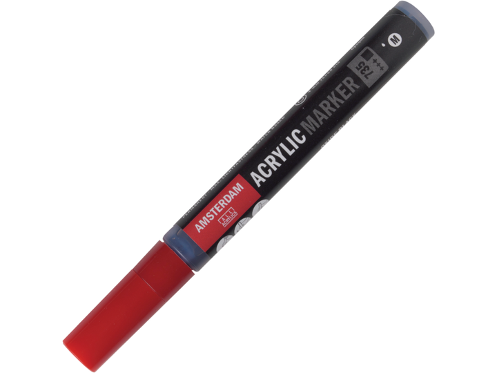 Маркер Amsterdam 4 мм Oxide Black 735 Чорний (8712079350819) - зображення 1