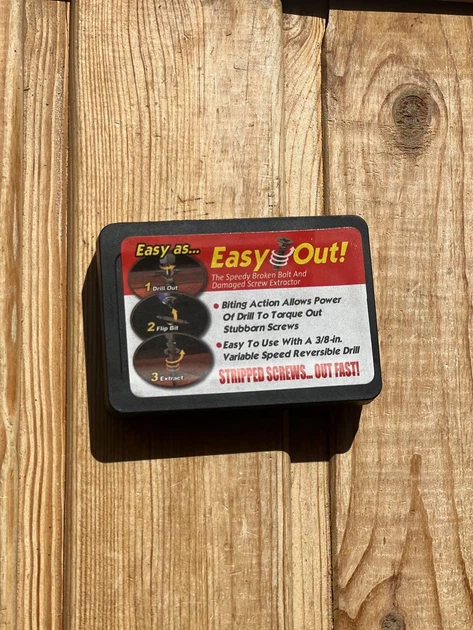 Набір екстракторів для викручування зламаних болтів і шурупів Easy Out 4 шт, насадки для шуруповерта - Фото 5 Набір екстракторів для викручування зламаних болтів і шурупів Easy Out 4 шт, насадки для шуруповерта - изображение 5